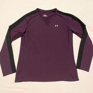 Under Armour Heatgear Long Sleeve Shirt Womens Size Large